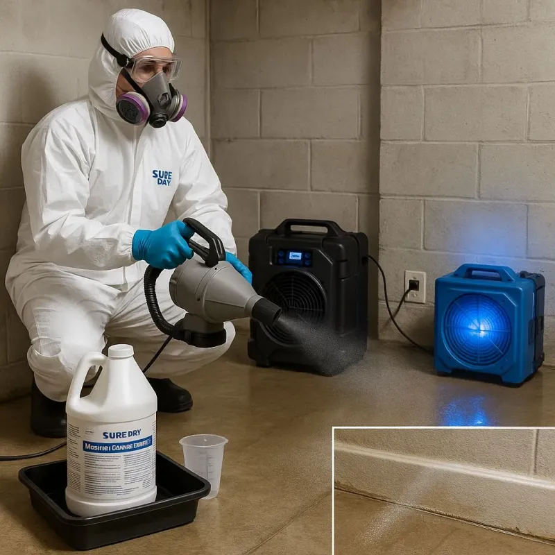Sanitization and Odor Removal process in Dunkirk, IN